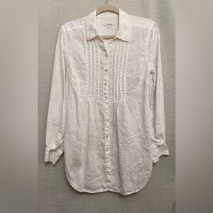 Tyler Boe White Button-Down Tunic